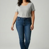 June Scoop Neck Jersey Top