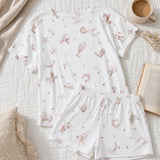 Dolly Relaxed Fit Western Print Tee