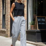 Ella Stripe Barrel Pants