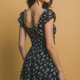 Cora Floral Smocked Ruffle Mini Dress