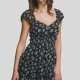 Cora Floral Smocked Ruffle Mini Dress