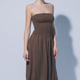 Kendall Strapless Knit Midi Dress