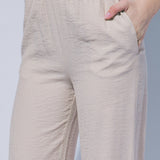 Chloe Textured Wide Leg Trousers