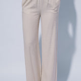 Chloe Textured Wide Leg Trousers