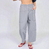 Ella Stripe Barrel Pants