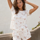 Dolly Relaxed Fit Western Print Tee