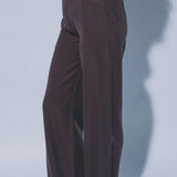 Becca Smocked Waist High Rise Casual Pants