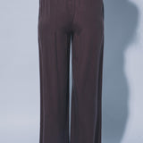 Becca Smocked Waist High Rise Casual Pants