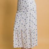 Sadie Lined Floral Maxi Skirt