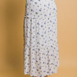 Sadie Lined Floral Maxi Skirt