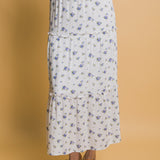 Sadie Lined Floral Maxi Skirt