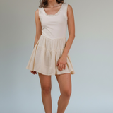 Luna Ruffled Jersey Mini Dress