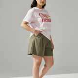 Ciao Bella Striped Graphic T-Shirt