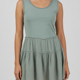 Luna Ruffled Jersey Mini Dress