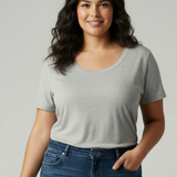 June Scoop Neck Jersey Top
