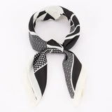 Multi Print Artistic Geometric Bandana Scarf Accessory