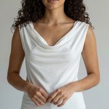 Sarah Draped Cowl Neck Top