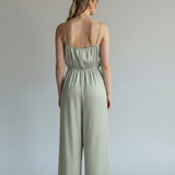 Ariah Front Tie Ankle Length Jumpsuit