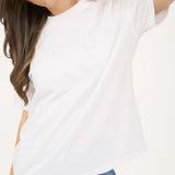 Good Vibes Embroidered Cotton T-Shirt
