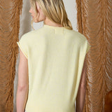 Sunni Sleeveless Knit Cardigan Vest