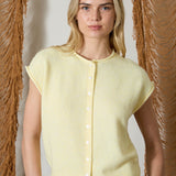 Sunni Sleeveless Knit Cardigan Vest
