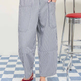 Ella Stripe Barrel Pants