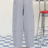 Ella Stripe Barrel Pants