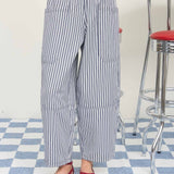 Ella Stripe Barrel Pants