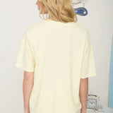 Lake Vibes Oversized Cotton Graphic T-Shirt