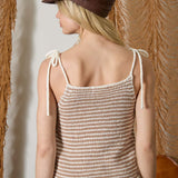 Laguna Striped Crochet Top
