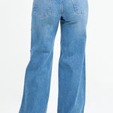 High Waisted Baggy Fit Comfort Stretch Denim Jeans