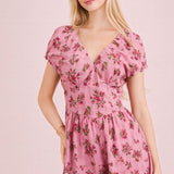 Ellie Floral Ruffle Romper