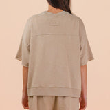 Riley Mineral Washed Knit Top & Short Set