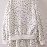 Lola Floral Print Knit Top & Shorts Set