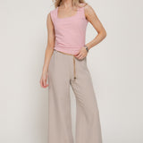Victoria Straight Leg Chain Belt Pants