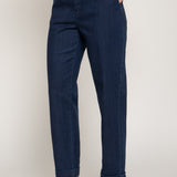 Braided Belt Stretch Chino Pants (Plus Size)