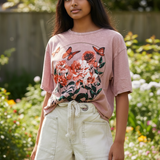 Wild & Free Graphic Cotton Crop Tee