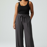 Dylan Grey Lyocell Straight Leg Pants