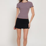 Taylor Multi-Striped Rib Knit Top