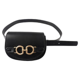 Women's Mini Belt Bag with Chain Accent