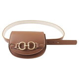 Women's Mini Belt Bag with Chain Accent