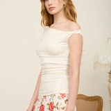 Lexi Asymmetrical Off-Shoulder Knit Top