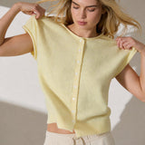 Sunni Sleeveless Knit Cardigan Vest
